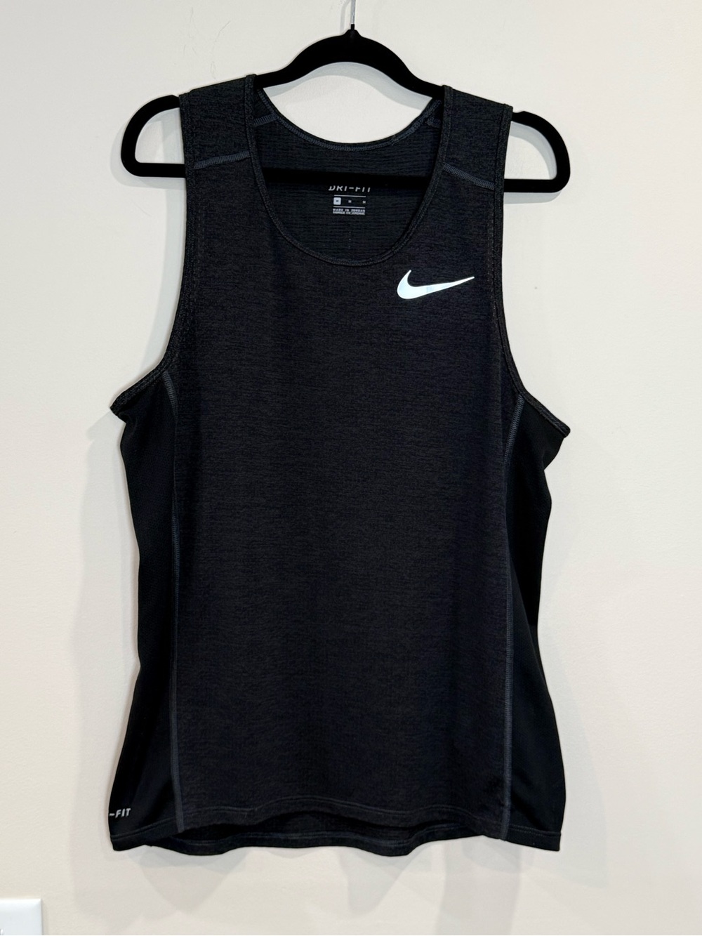 🔥Nike Women's Black Dri-FIT Athletic Tank Top Size M EC🔥